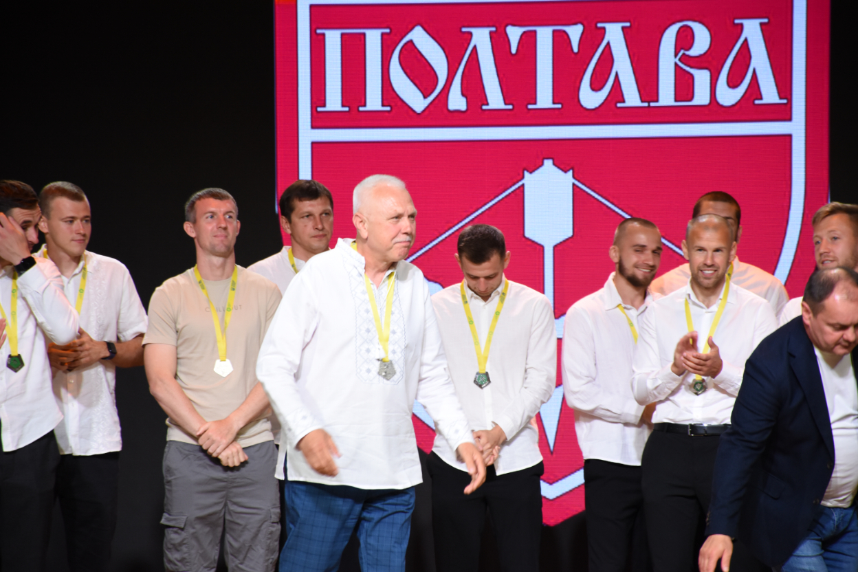 СК «Полтава» урочисто вручили «срібні» медалі Першої ліги 2024/2025
