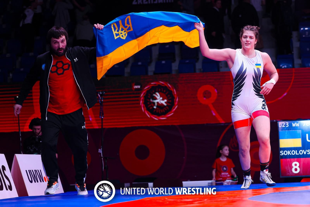 Полтавка Надія Соколовська — чемпіонка Європи з вільної боротьби серед спортсменів до 23 років