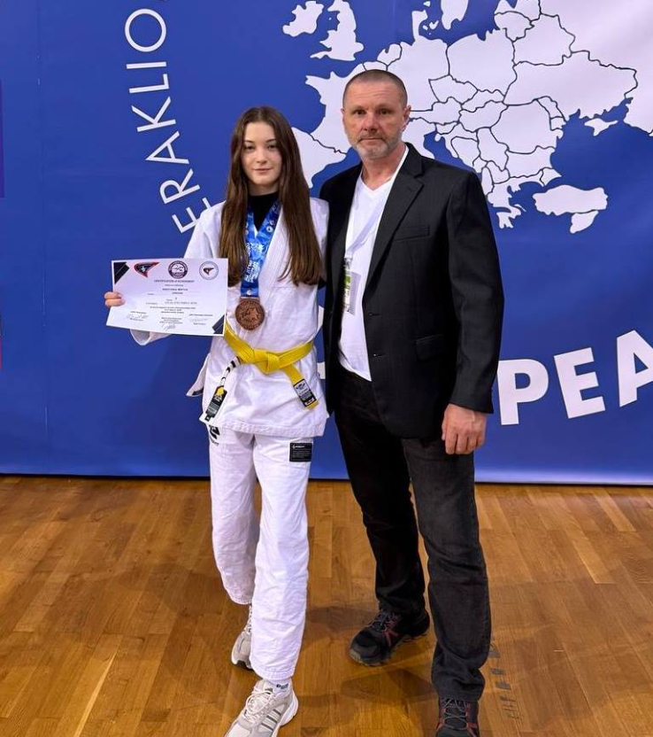 Полтавка Анастасія Містюк — «бронзова» призёрка Чемпіонату Європи з джиу-джитсу