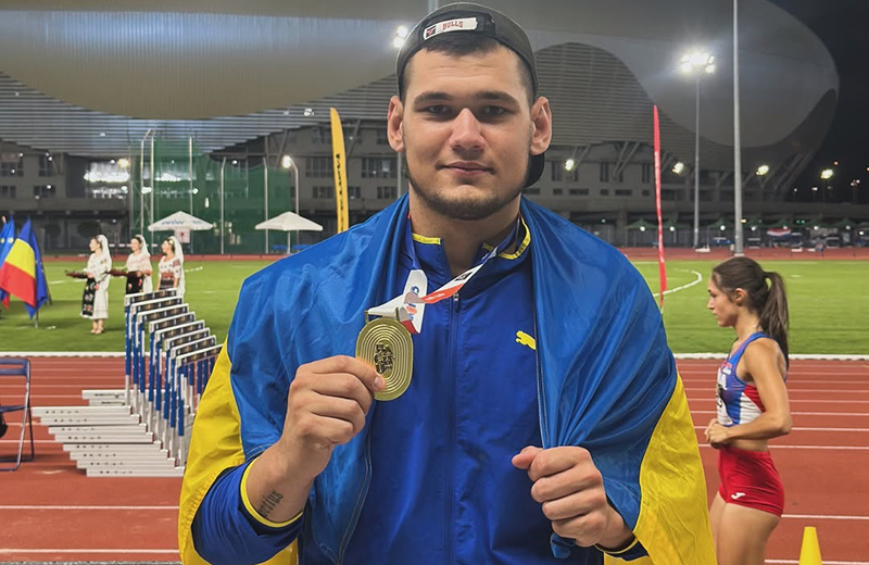 Ярослав Листопад — переможець чемпіонату Асоціації балканських федерацій з легкої атлетики