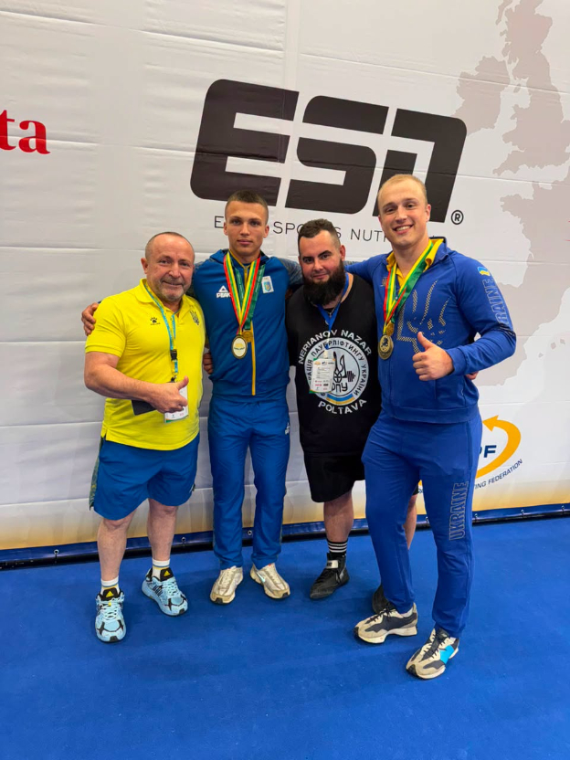 Спортсмени з Полтавщини здобули дев’ять медалей на чемпіонаті Європи з жиму лежачи