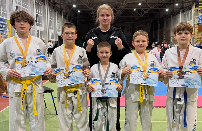 Полтавці здобули п’ять медалей на відкритому чемпіонаті України з тхеквондо-ITF
