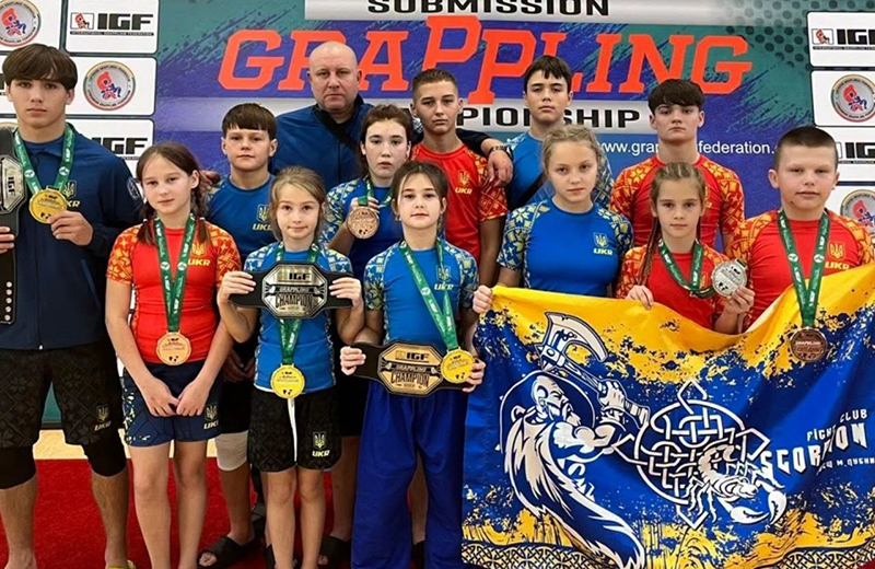 Спортсмени з Полтавщини здобули вісімнадцять медалей на чемпіонаті світу з греплінгу